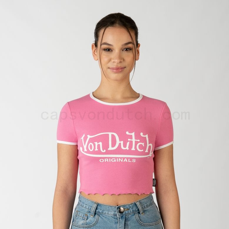 (image for) Günstige Von Dutch Originals -Ami T-Shirt, pink F0817888-01340 günstig online kaufen